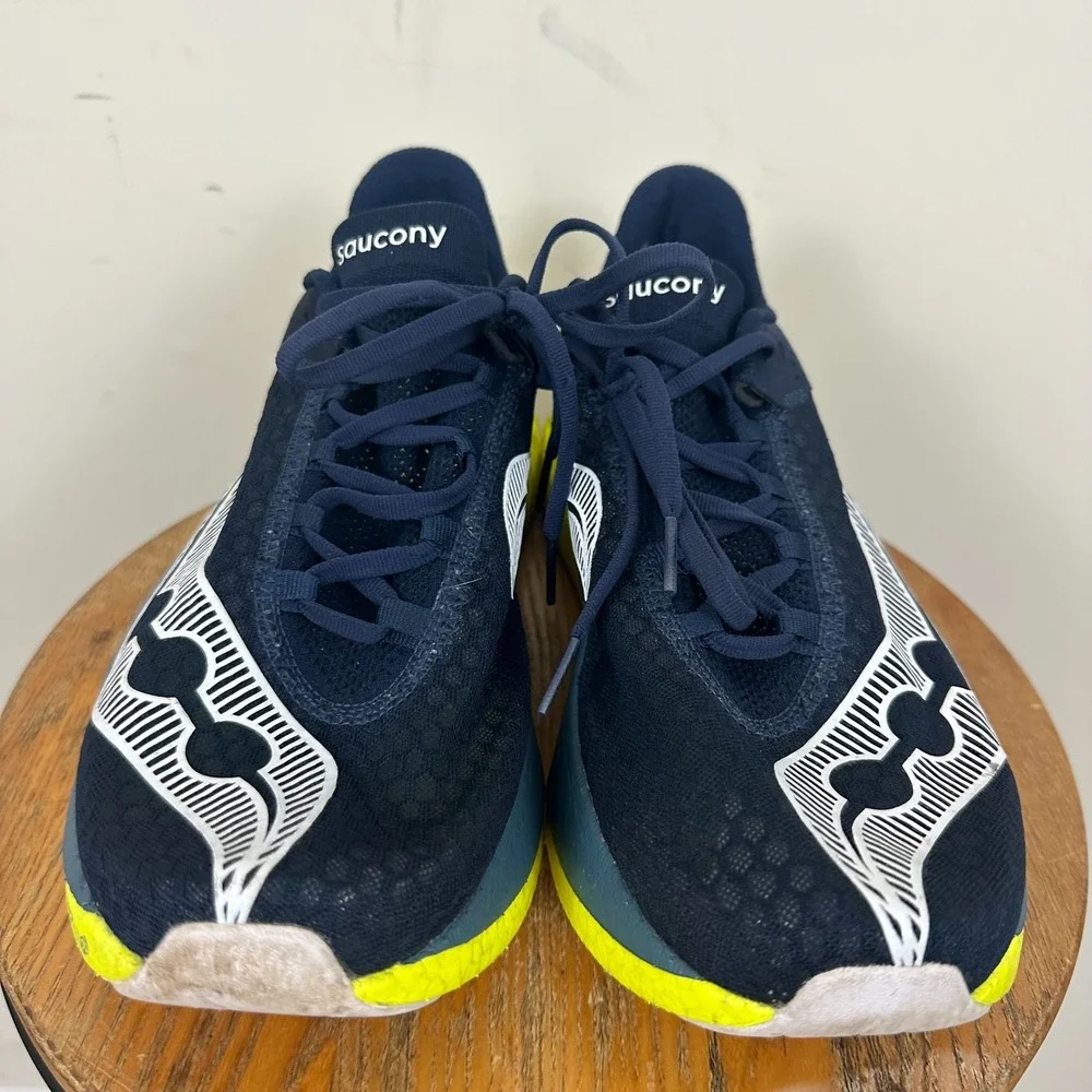 Saucony Endorphin Pro 4 Sneakers Navy Citron Athletic Running Shoes Mens 11